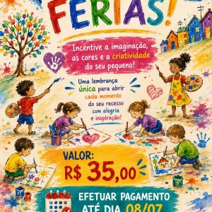 Lembrancinha de Férias - Recesso Escolar INSEF